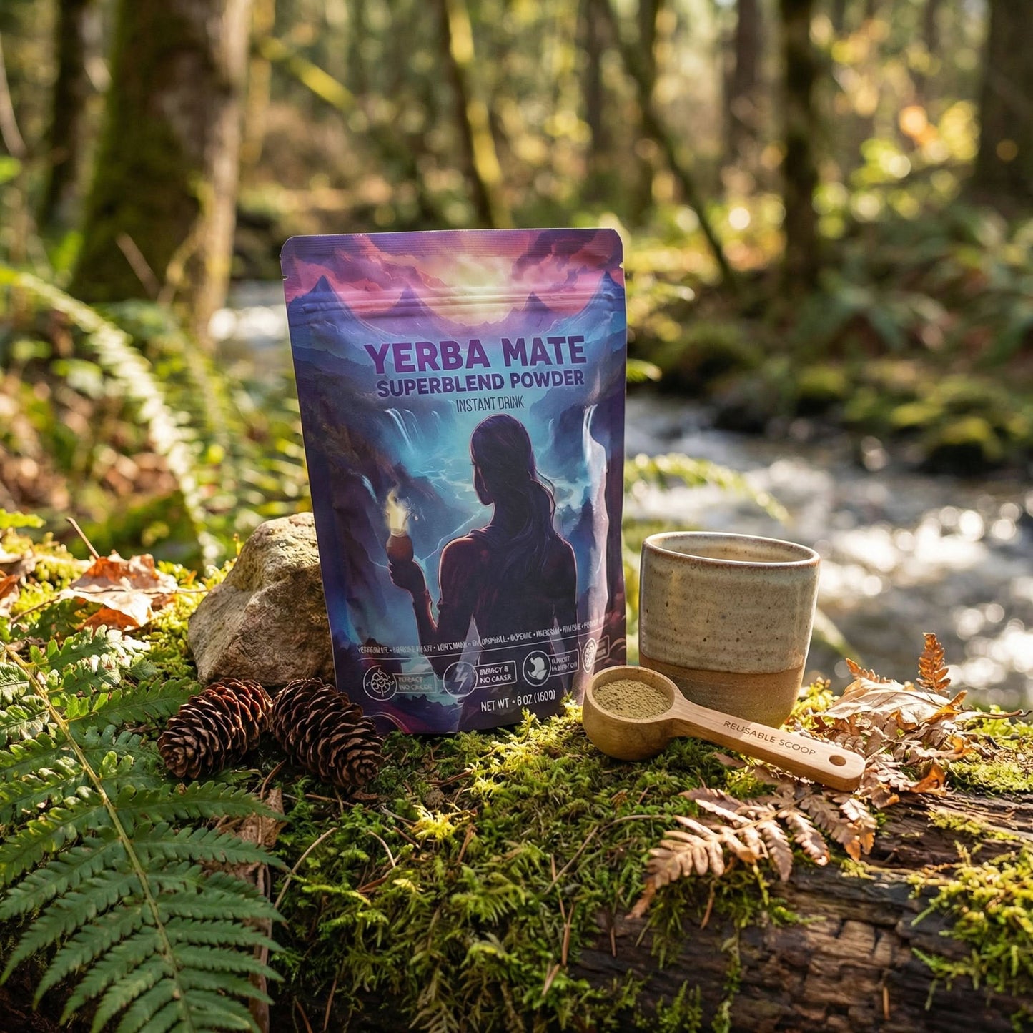 Ministea Yerba Mate Powder - Peach Mango - Ministea