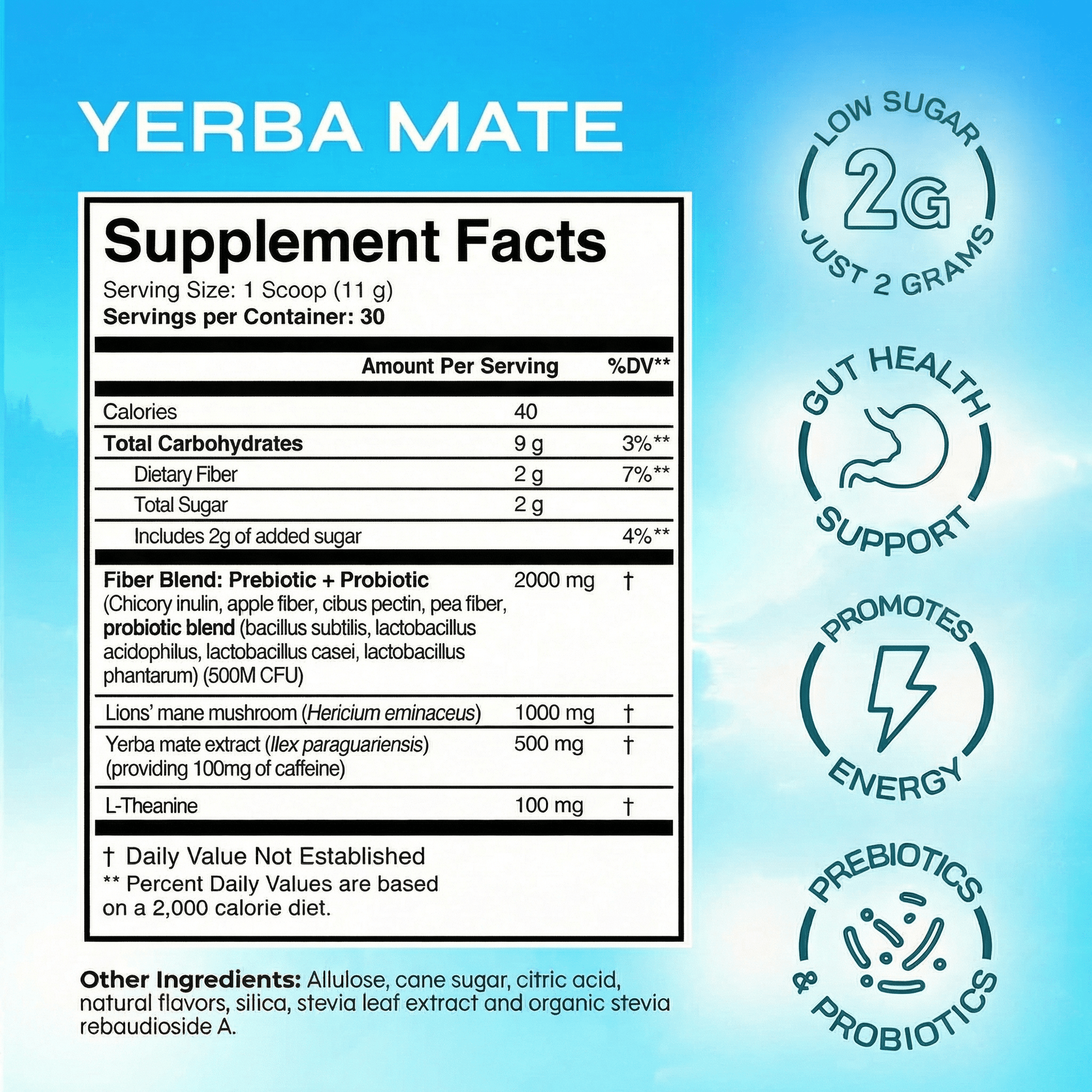 Ministea Yerba Mate Powder - Peach Mango - Ministea